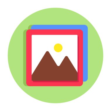 Fotoğraf simgesi, düzenlenebilir vektör