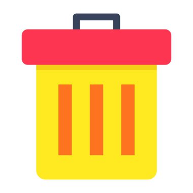 Geri dönüşüm kutusunun vektör tasarımı