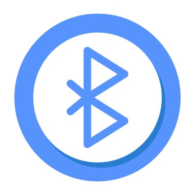 Modern tasarımda bluetooth işaret simgesi