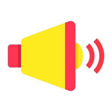 Yüksek hacimli düz tasarım simgesi