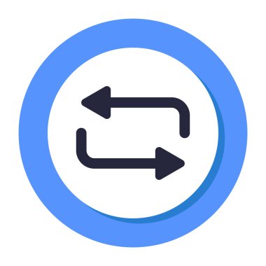 Veri aktarımının renkli tasarım simgesi