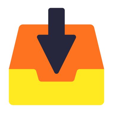 Gelen kutusunun premium indirme simgesi