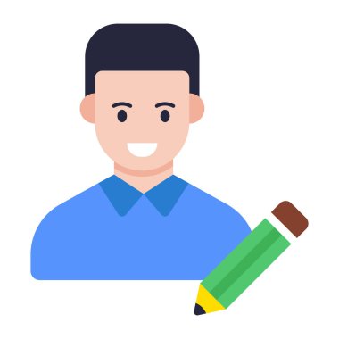 Profilin modern tasarım simgesi