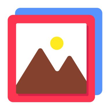 Fotoğraf simgesi, düzenlenebilir vektör