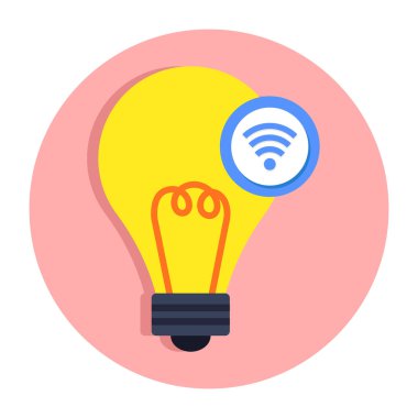 Akıllı ışığın mükemmel tasarım simgesi