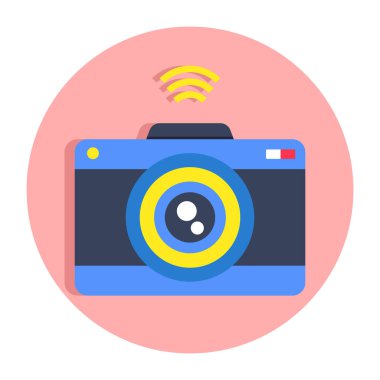 Akıllı kameranın mükemmel tasarım simgesi