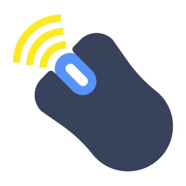 Akıllı farenin düz tasarım simgesi