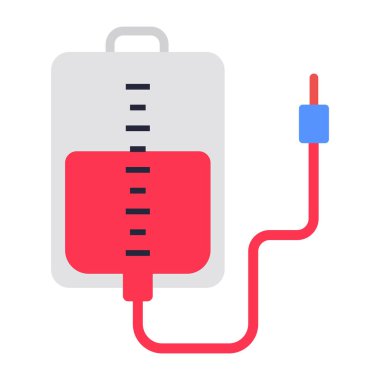 IV damlasının kavramsal düz tasarım simgesi