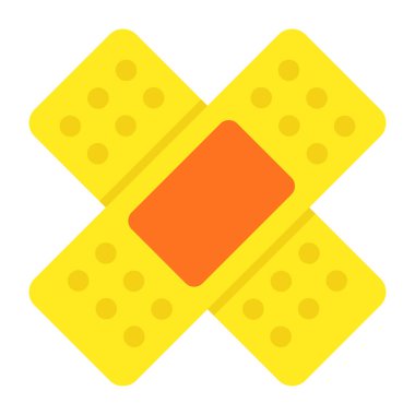 İlk yardım bandajlarının mükemmel tasarım simgesi