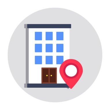 Ofis konumunun güzel bir tasarım simgesi