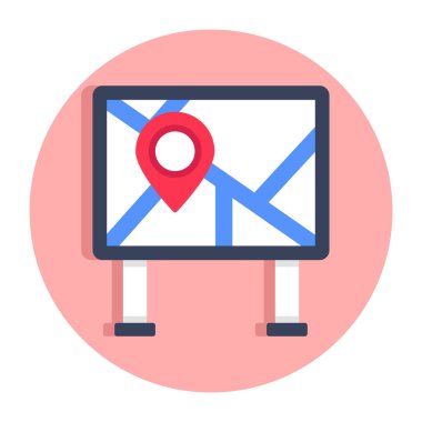 Konum tahtasının bir moda tasarım simgesi