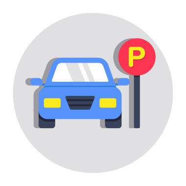 Park panosunun mükemmel tasarım simgesi