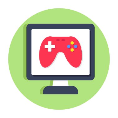 Düz dizayn, video oyununun simgesi