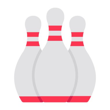 Skittles showcasing concept of bowling game