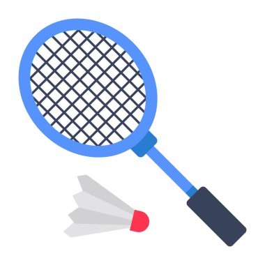 Badminton 'un son moda vektör tasarımı