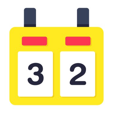 Renkli dizaynda puan tablosu simgesi