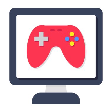 Düz dizayn, video oyununun simgesi