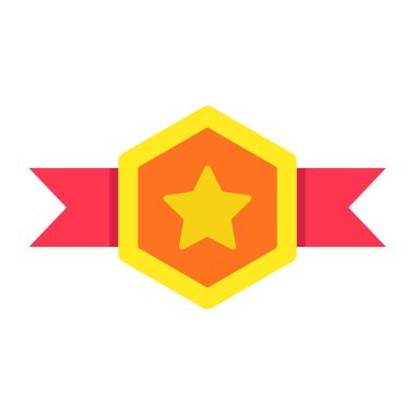 Güreş kemeri simgesi benzersiz tasarım