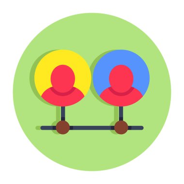 Kullanıcı ağının mükemmel tasarım simgesi