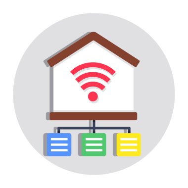 Zekice Bağlantının güzel bir tasarım simgesi