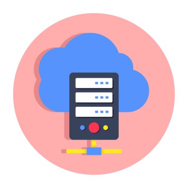 Bulut sunucusunun moda tasarım simgesi