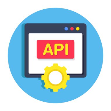 Web api 'nin yaratıcı tasarım simgesi