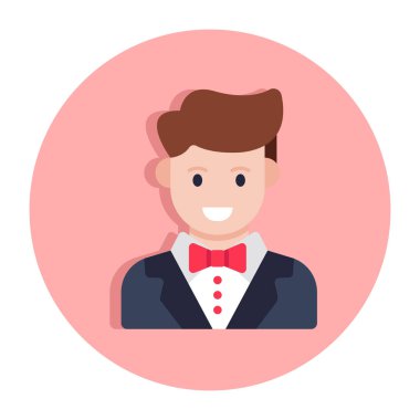 Damadın düzenlenebilir tasarım simgesi