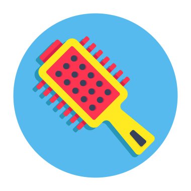 Saç kurutma fırçasının güzel bir tasarım simgesi