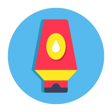 Yüz yıkamanın modern tasarım simgesi