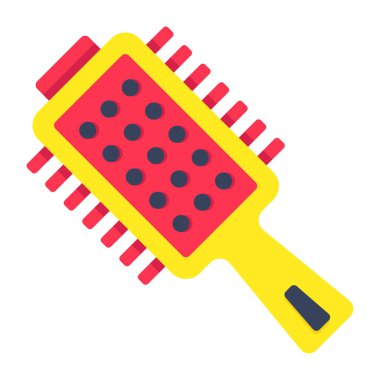 Saç kurutma fırçasının güzel bir tasarım simgesi