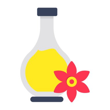 Önemli şişenin modaya uygun vektör tasarımı