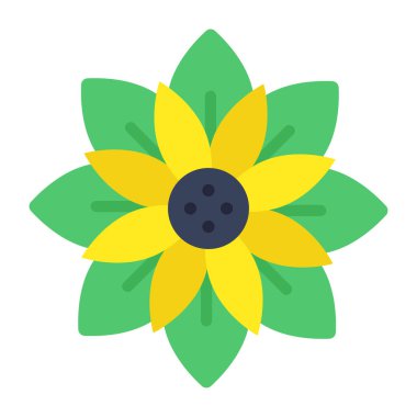 Çiçeğin güzel bir tasarım simgesi