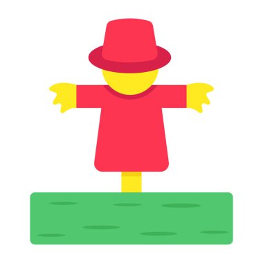 Korkuluğun güzel bir tasarım ikonu