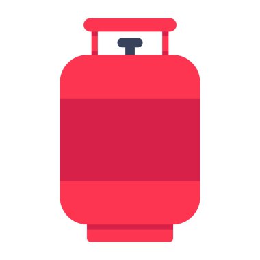 Gaz silindirinin son moda vektör tasarımı