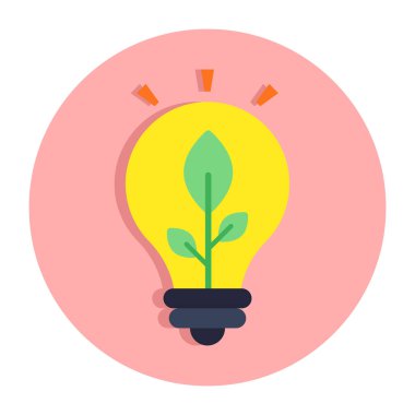 Ekonomi fikrinin yaratıcı tasarım simgesi