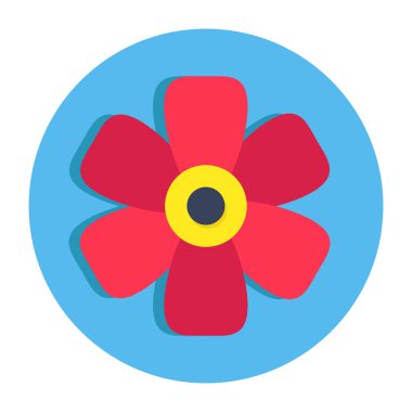 Çiçeğin güzel bir tasarım simgesi