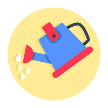 An icon design of watering can