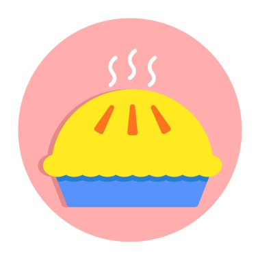 Elmalı turtanın modern tasarım simgesi