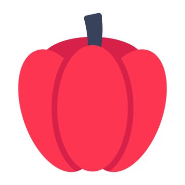 Capsicum 'un modaya uygun tasarım simgesi