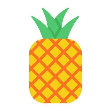 Ananasın yaratıcı tasarım simgesi