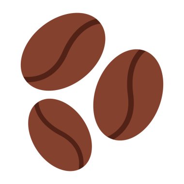 Kahve çekirdeğinin birinci sınıf tasarım simgesi.