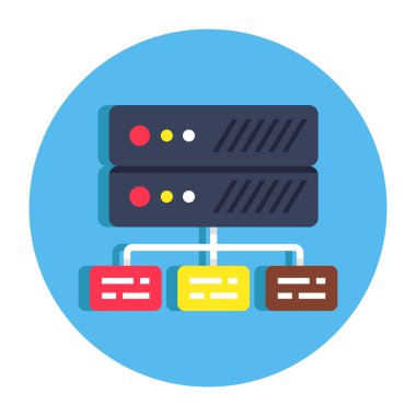 Sunucu ağının bir simge tasarımı