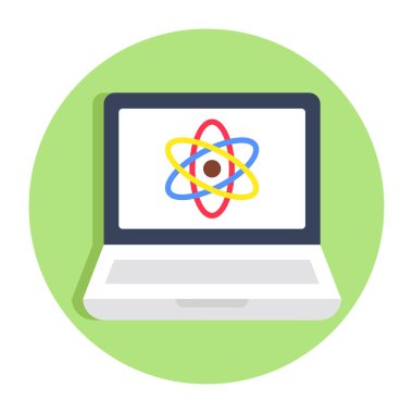 Çevrimiçi bilimin simge tasarımı