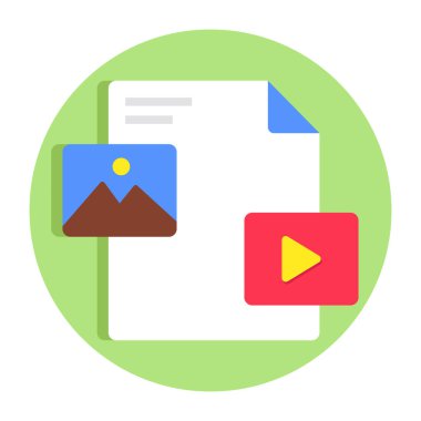 Video içeriğinin premimium indirme simgesi