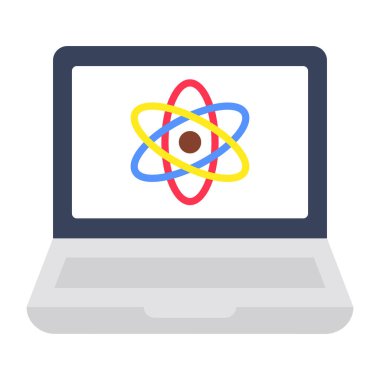 Çevrimiçi bilimin simge tasarımı