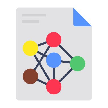 Bilim dosyasının modern tasarım simgesi