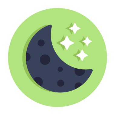 Açık gecenin bir simge tasarımı