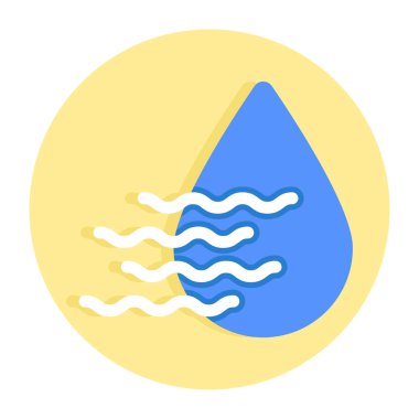 Yağmur damlasının simge tasarımı