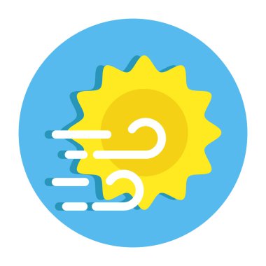 An icon design of sunlight