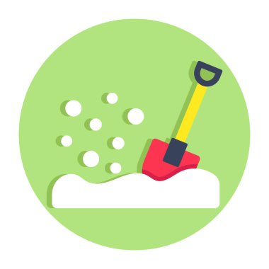 Kazmanın düzenlenebilir tasarım simgesi